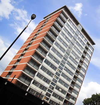 A high rise building in London